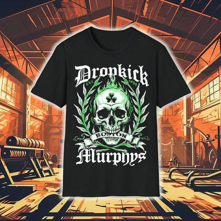 Dropkick Murphys announce 2025 tour with vintage Boston skull design t-shirt Dropkick Murphys announce 2025 tour with vintage Boston skull design t-shirt