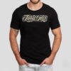 Ethnic inspired tribal design muntab tshirt