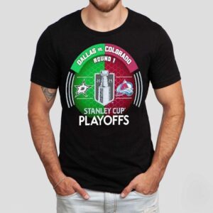 Exciting 2025 NHL playoff showdown between Dallas and Colorado t-shirt Exciting 2025 NHL playoff showdown between Dallas and Colorado t-shirt