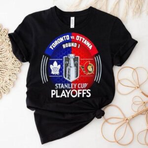 Exciting 2025 playoff showdown between Maple Leafs and Senators t-shirt Exciting 2025 playoff showdown between Maple Leafs and Senators t-shirt