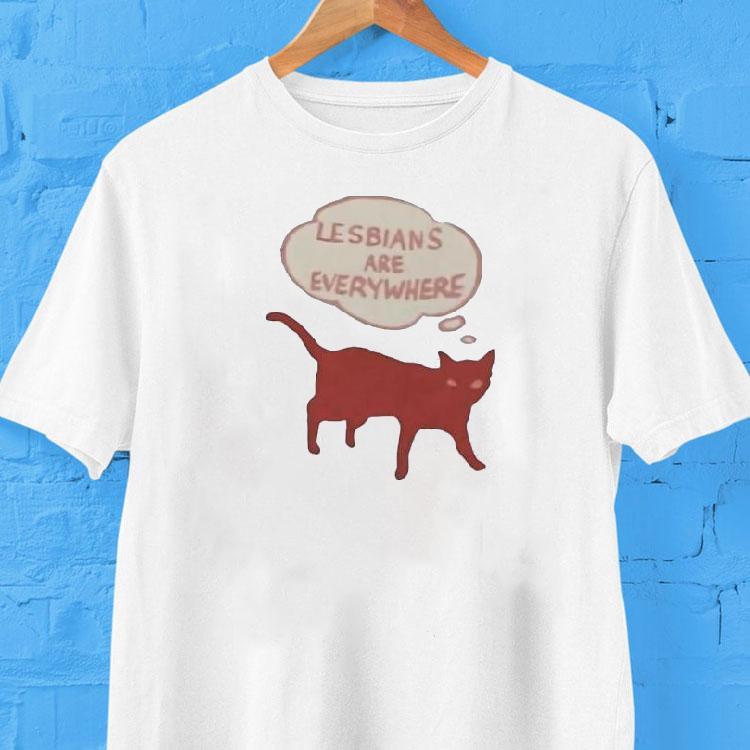 Feline Love Is All Around You Tshirt Feline Love Is All Around You Tshirt