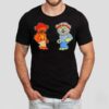 Funny Stoner Bear Design T-shirt