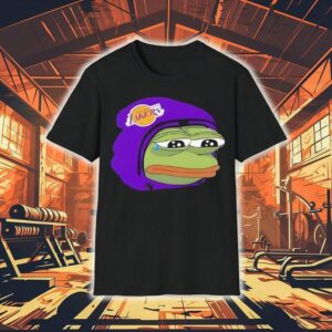 Lakers fan heartbreak in this Pepe frog t-shirt Lakers fan heartbreak in this Pepe frog t-shirt