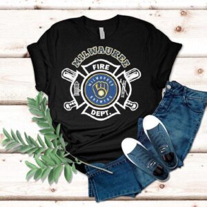Milwaukee Fire Department Crew Honors Brewers With Special T-Shirt