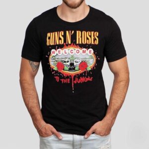 Rock out in style with this classic Guns N Roses jungle themed t-shirt