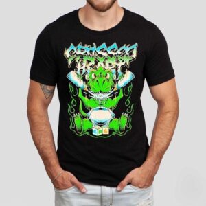 Small But Fierce Crossed Heart Design Tshirt