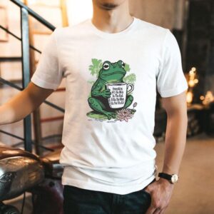 Stay Hopeful Frog Design Everything Works Out Eventually T-shirt