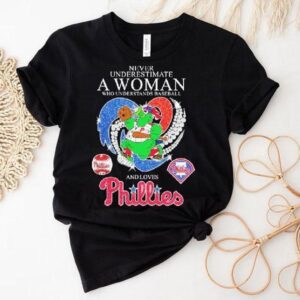 Strong women who know baseball and adore the Phillies mascot deserve this awesome tshirt