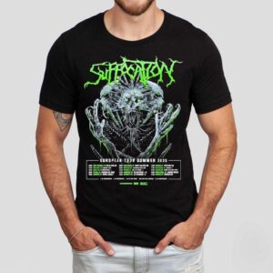 Suffocation kicks off their 2025 Europe journey in France this August t-shirt Suffocation kicks off their 2025 Europe journey in France this August t-shirt