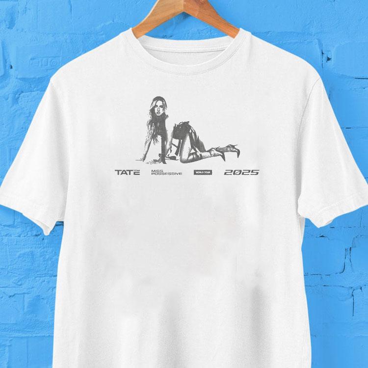 Tate McRae 2025 global tour exclusive t-shirt Tate McRae 2025 global tour exclusive t-shirt