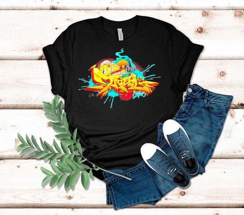 Urban Tribal Print Design Baker Inspired T-shirt Urban Tribal Print Design Baker Inspired T-shirt