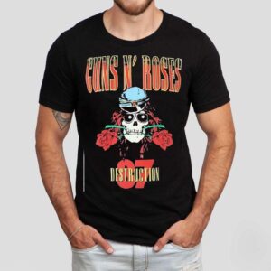 Vintage 1987 Guns N Roses concert tour t-shirt