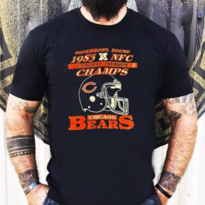 1985 Chicago Bears NFC Champions Retro Super Bowl T-shirt