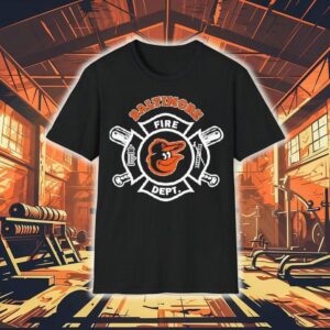 Baltimore Firefighters Honor Orioles With Custom Tshirt