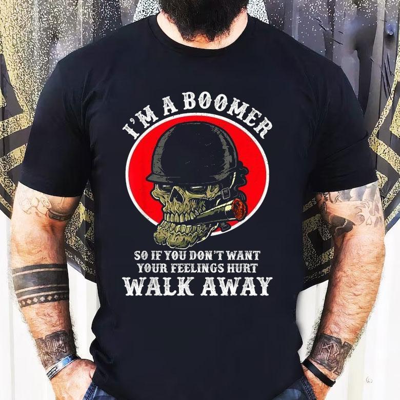 Boomer Humor Alert Dont Get Offended Skull And Cigarettes Tshirt Boomer Humor Alert Dont Get Offended Skull And Cigarettes Tshirt