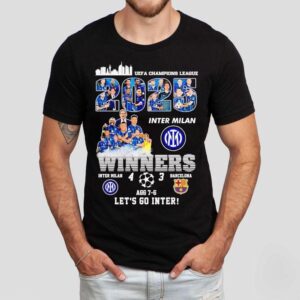 Celebrate Inter Milans 2025 Champions Victory With This Exclusive Tshirt