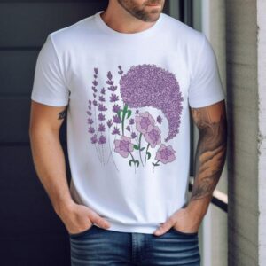 Celebrate with Big Bud Press in soft lilac tshirt