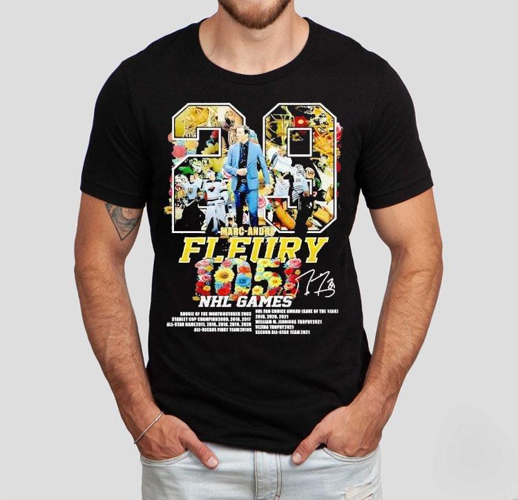 Celebrating Marc Andre Fleurys 1151 NHL game milestones with this stylish tshirt Celebrating Marc Andre Fleurys 1151 NHL game milestones with this stylish tshirt