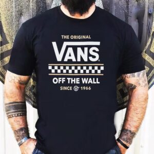 Classic Vans Off The Wall design from 1966 t-shirt