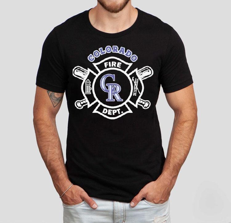 Colorado Rockies Fire Department Crew T-Shirt Colorado Rockies Fire Department Crew T-Shirt