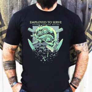 Eternal Forward Motion Skull Design On Trendy T-shirt