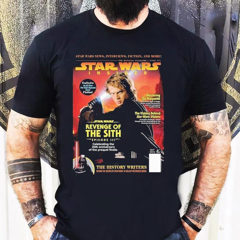 Exploring Star Wars Episode III Legacy With Exclusive 20th Anniversary T-Shirt Exploring Star Wars Episode III Legacy With Exclusive 20th Anniversary T-Shirt