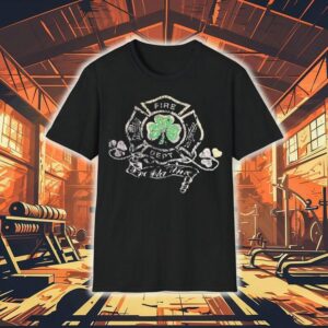 Fire Department Flame Design T-Shirt