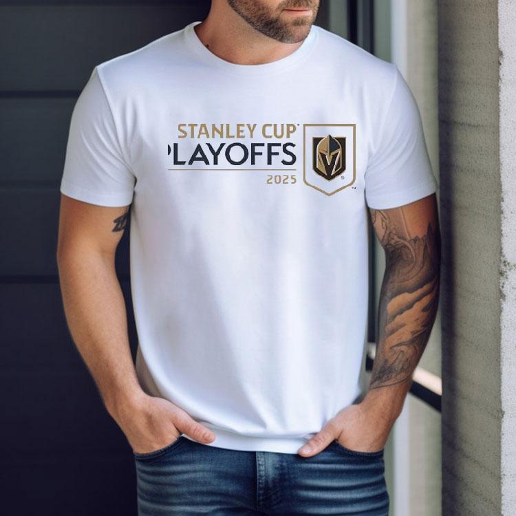 Golden Knights 2025 Stanley Cup Victory Celebration Tshirt Golden Knights 2025 Stanley Cup Victory Celebration Tshirt