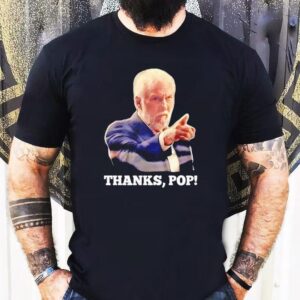 Gregg Popovich shows appreciation with stylish t-shirt