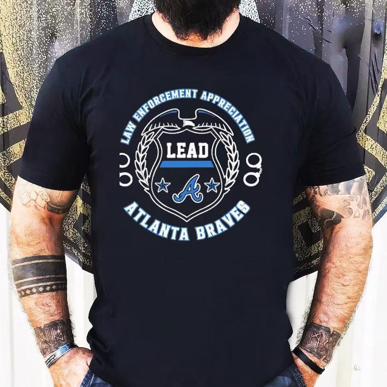 Honor cops with the 2025 Braves law enforcement tribute t-shirt Honor cops with the 2025 Braves law enforcement tribute t-shirt