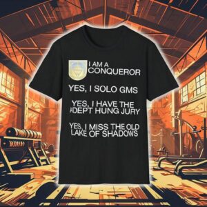 I conquered GMs alone and earned adept hung jury but still miss classic lake of shadows t-shirt