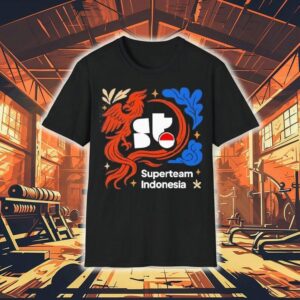 Indonesian Super Team Design T Tshirt