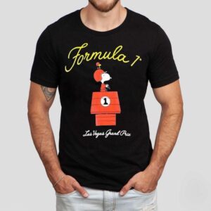 Las Vegas F1 race inspired Snoopy graphic t-shirt