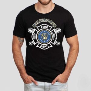 Milwaukee Fire Department Crew Honors Brewers With Special T-Shirt