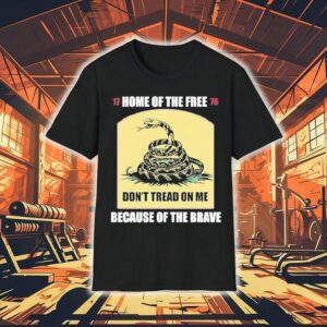 Patriotic 1776 freedom design with snake motif t-shirt