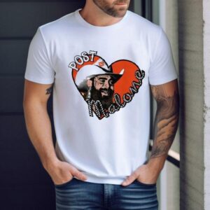 Post Malone announces 2025 stadium tour with heart design t-shirt
