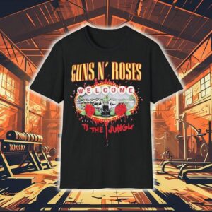 Rock out in style with this classic Guns N Roses jungle themed t-shirt