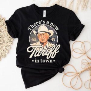 Rugged Outlaw Style Meets Modern Trade Policies Tshirt