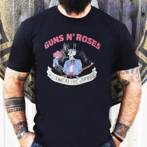 Skeleton rock vibes with Guns N Roses jungle tee t-shirt 1 Skeleton Rock Vibes With Guns N Roses Jungle Tee Tshirt