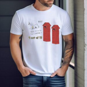 Snoopy 911 tribute vintage graphic design t-shirt