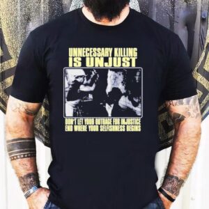Stop The Violence Injustice Ends Where Compassion Begins T-shirt