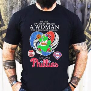 Strong women who know baseball and adore the Phillies mascot deserve this awesome tshirt