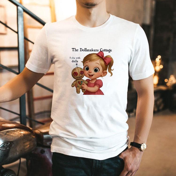 The Doll Crafters Tiny House Playful Design T-shirt The Doll Crafters Tiny House Playful Design T-shirt