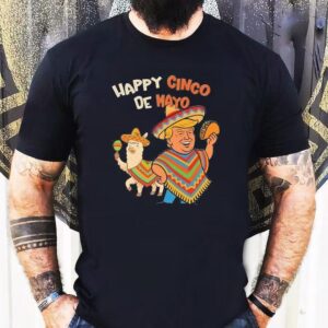 Trump celebrates cinco de mayo with alpaca tacos t-shirt
