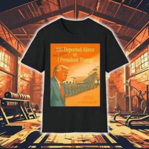 Trump stands alone against 142000 undocumented offenders t-shirt