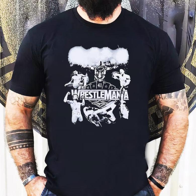 Vintage 2025 Wrestlemania Vegas event t-shirt Vintage 2025 Wrestlemania Vegas event t-shirt
