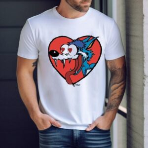 Wolf Heart Design Inspired By The Jesus Lizard Tshirt