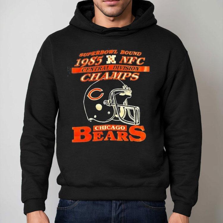 1985 Chicago Bears NFC Champions Retro Super Bowl T-shirt 1985 Chicago Bears NFC Champions Retro Super Bowl T-shirt