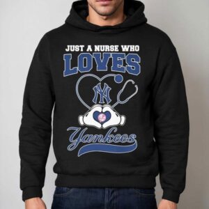 A Nurses Passion For The Yankees Heart Hands T Hoodie