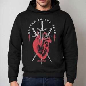 Blackcrafts Dark Heart Dagger Design Hoodie